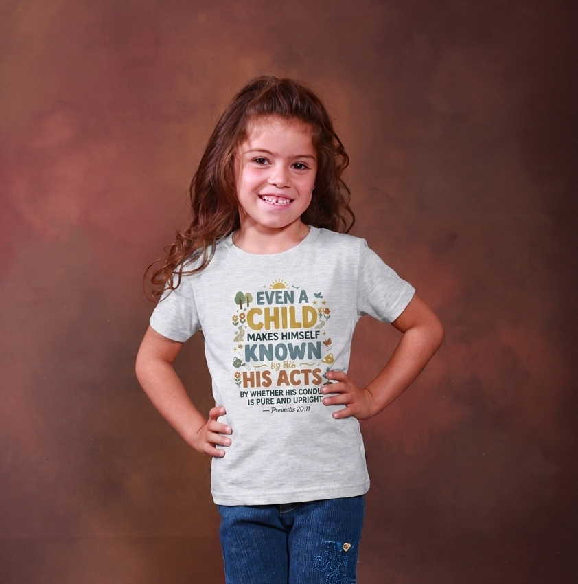 Proverbs 20:11 Kids Tee