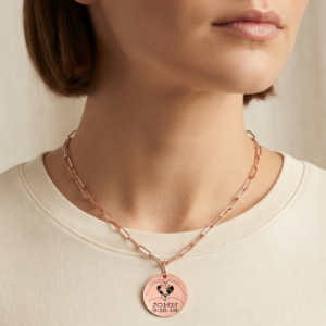 John 3:16-18 - Paperclip Coin Necklace