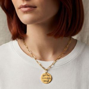 God’s Math - Paperclip Coin Necklace